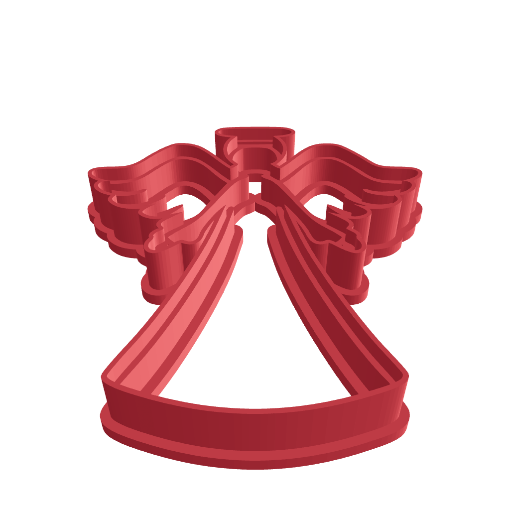 Vykrajovátko anděl 3d model